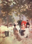 Konstantin Korovin Paris Cafe (nn02) oil painting